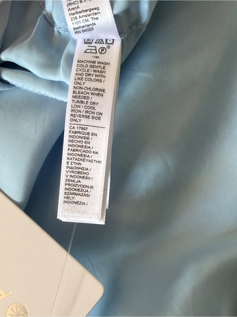 NWT- Athleta Calm Cool Romper light weight. Blue summer Wide-Leg Satin- Medium - Picture 11 of 13